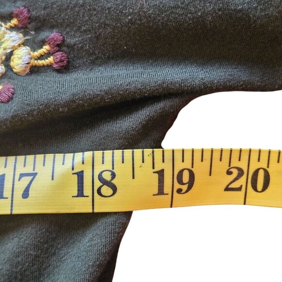 Johnny Was Women Embroidered Tunic Top S Folkcore Fall Whimsygoth Artisan Casual - Picture 10 of 14